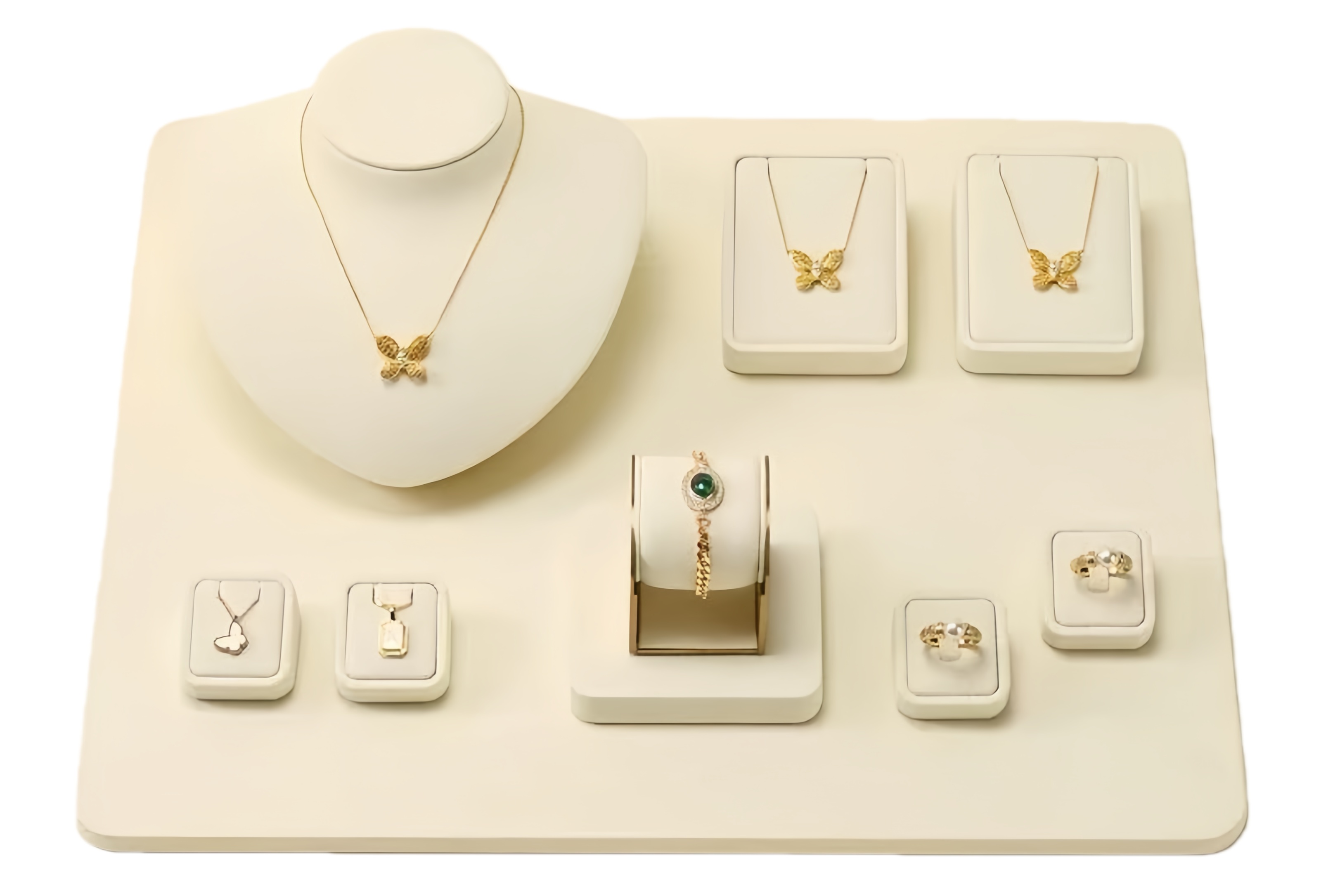 PU Synthetic Leather for Jewelry Box Window Display Props